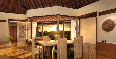 Cocina de diseño de interiores en 3D
